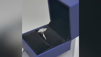 3.30 Ct Marquise Natural Diamond Solitaire Engagement Ring – Six-Prong Setting